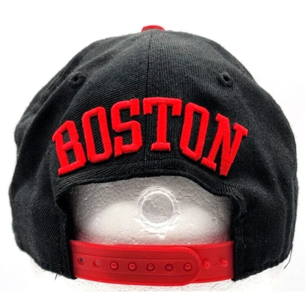 BOSTON RED SOX HAT CAP SNAP BACK NEW ERA 9FIFTY BLACK MLB‎ BASEBALL MEN ONE SIZE